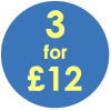 3 for £12